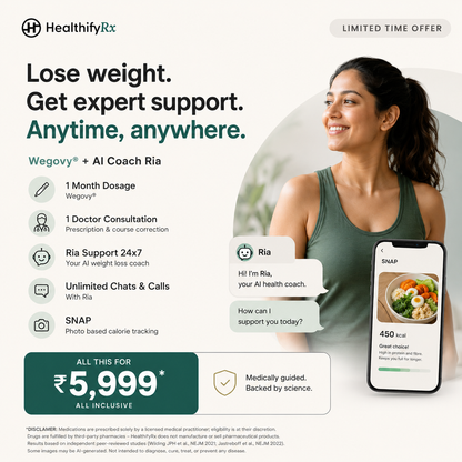 HealthifyRx Lite Plan — GLP-1 + AI Smart Plan (1 Month)
