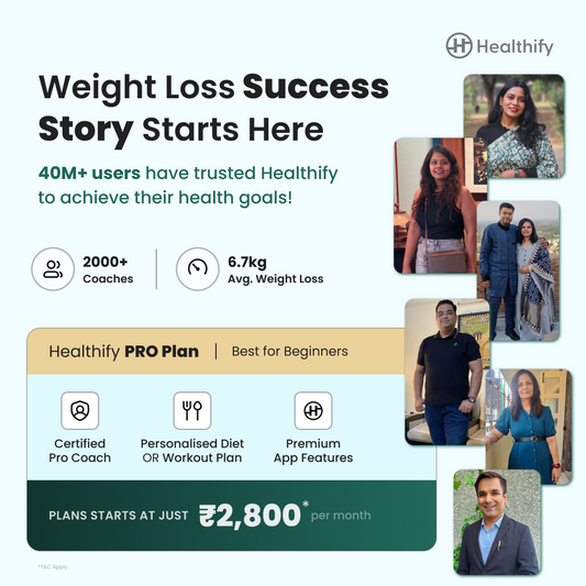 Healthify Pro - Your Personal Coach for Weight Loss & Fitness