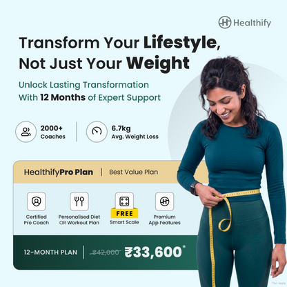 Healthify Pro - Your Personal Coach for Weight Loss & Fitness