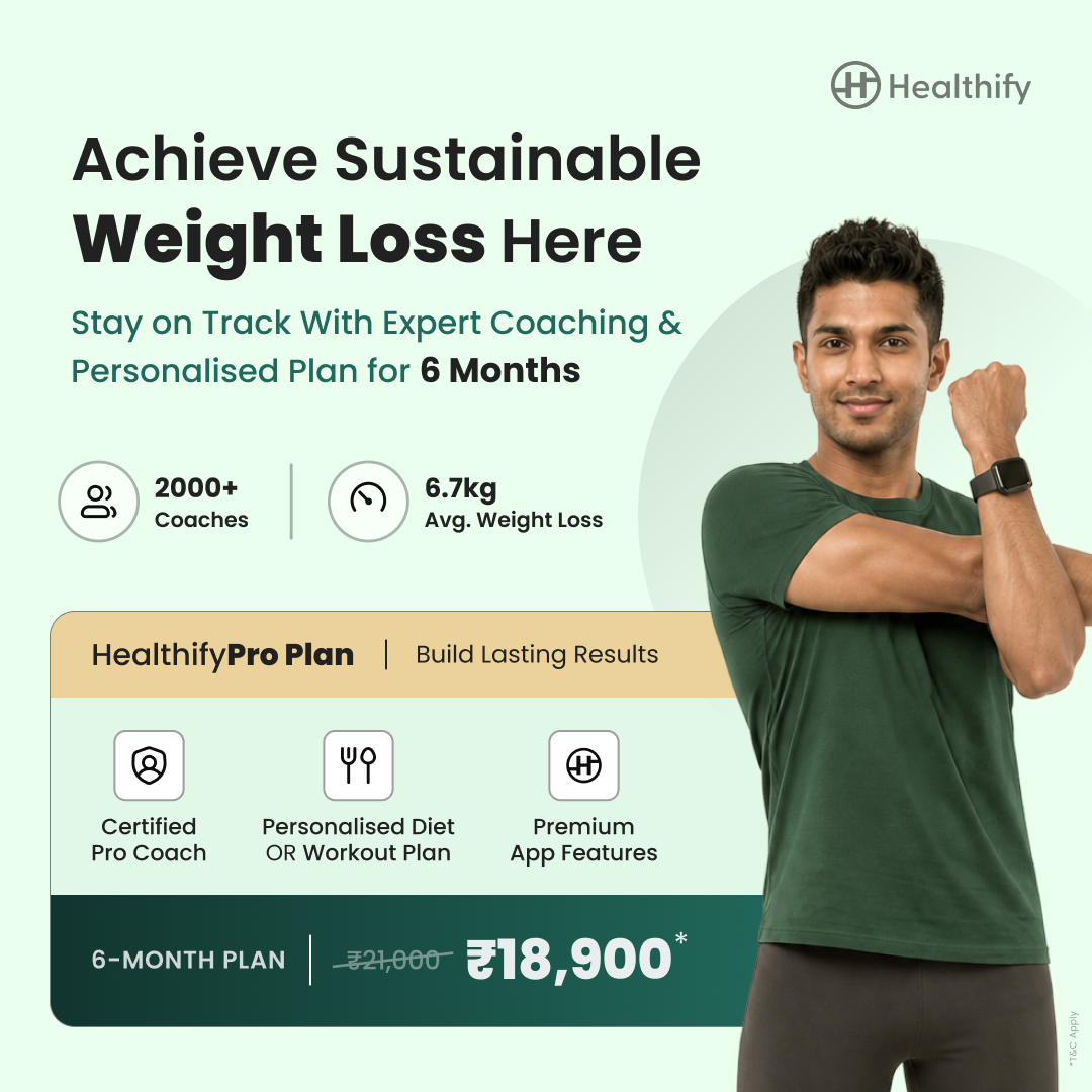 Healthify Pro - Your Personal Coach for Weight Loss & Fitness