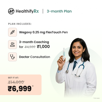 Wegovy 0.25mg - Powered by Healthify Pro Coaching