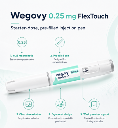 Wegovy 0.25mg - Powered by Healthify Pro Coaching